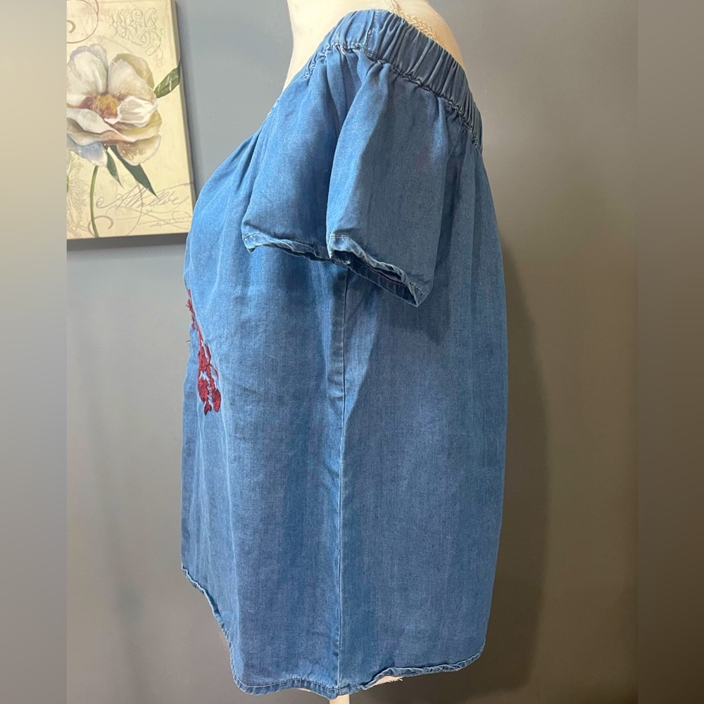 Denim top - Picture 4 of 6